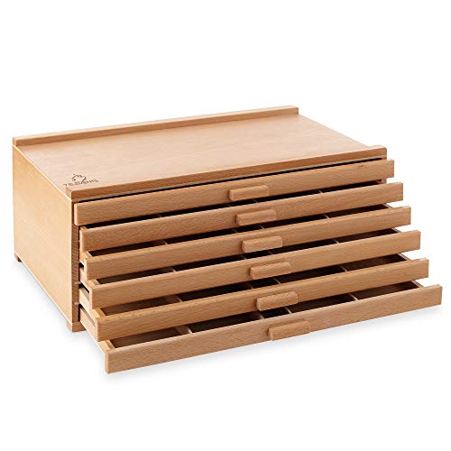 7 Elements 6 Drawer Wooden Artist Storage Box G860