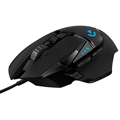 Logitech G502 HERO Wired Gaming Mouse with RGB and Adjustable Weights R1222