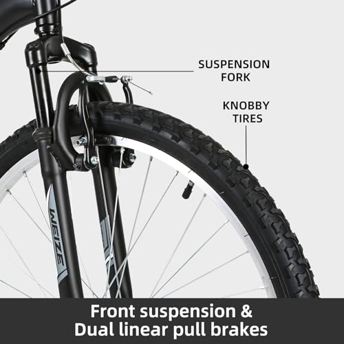 WEIZE Mountain Bike 26 27.5 inch Dual Full Suspension MTB Bicycle F2799