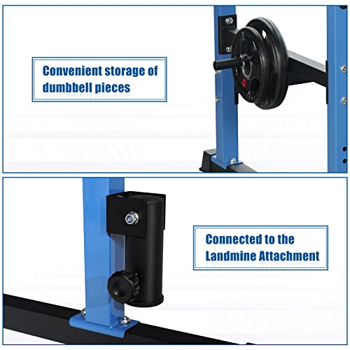 Bongkim Power Rack, Adjustable Squat Stand for Home Gym, 660lb Capacity L49550