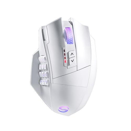 UtechSmart Venus Pro RGB Wireless MMO Gaming Mouse, 16000 DPI, 16 Programmable Buttons M66772