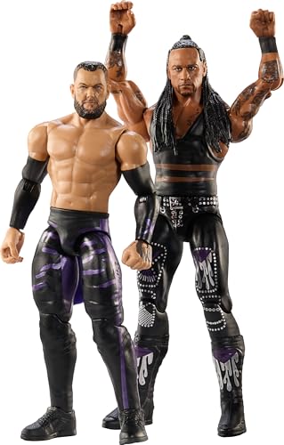 Mattel WWE Main Event Championship Showdown 2-Pack Action Figures, Damian Priest & Finn Balor M127086
