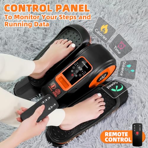 ANCHEER Under Desk Elliptical Machine, Quiet Portable Seated Pedal Exerciser F93140