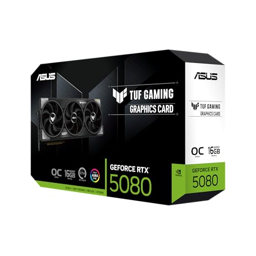 ASUS TUF Gaming GeForce RTX 4080 Super OC Edition Graphics Card, 16GB GDDR6X M329538