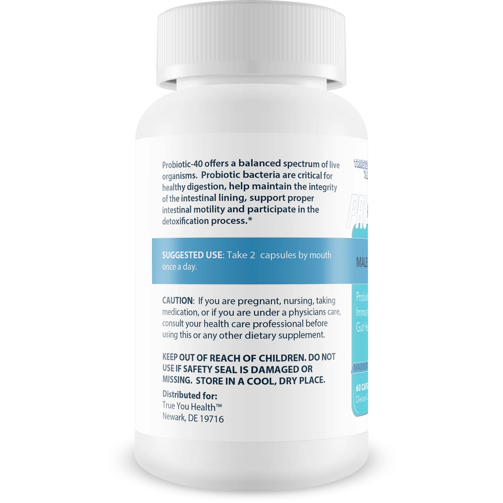 Pro Zinagra RX Male Probiotic Support for Men - 40 Billion CFU P241