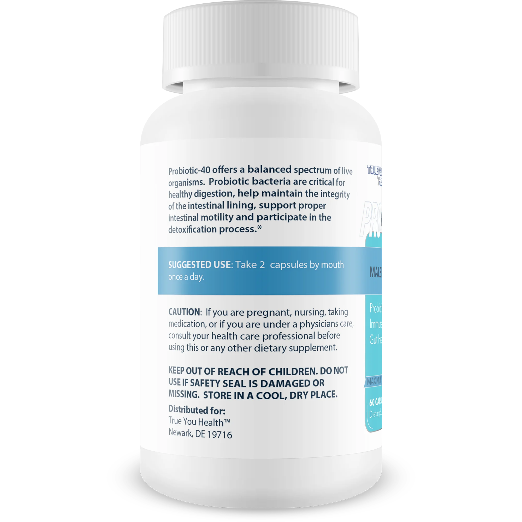 Pro Zinagra RX Male Probiotic Support for Men - 40 Billion CFU P241