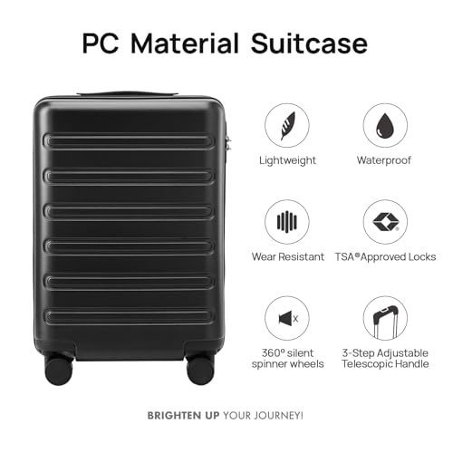 Carry-on Luggage 20 Inch Hardshell with Spinner Wheels and TSA Lock L610552