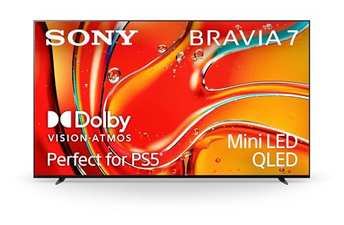 Sony BRAVIA 7 75 Inch Mini LED QLED 4K Ultra HD Smart Google TV with Dolby Vision HDR C88445