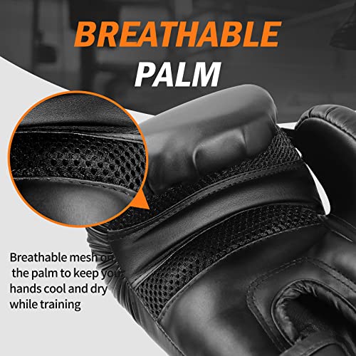 FIVING Boxing Gloves for Men Women MMA Muay Thai Training P93340