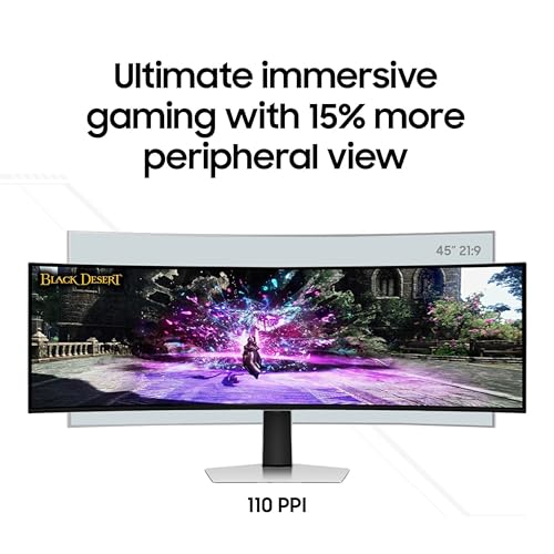 Samsung 49" Odyssey OLED G93SC Curved Gaming Monitor, 240Hz, QD-OLED U4685