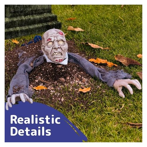 Halloween Hanging Zombie Outdoor Prop with Flowing Robe Q777126