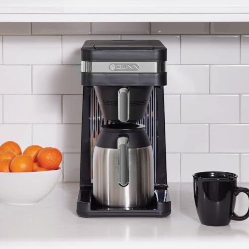 BUNN 55200 CSB3T Speed Brew Platinum Thermal Coffee Maker, 10-Cup, Black C634086
