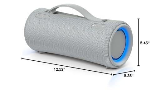 Sony SRS-XG300 Wireless Portable Bluetooth Speaker IP67, Light Gray N235