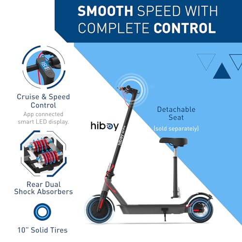 Hiboy S2 Series Electric Scooter for Adults, Folding Commuting Scooter with Double Braking System X20346