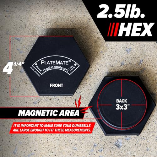 Microload Pair Magnetic Weights 1.25 lbs or 2.5 lbs Hex B9518