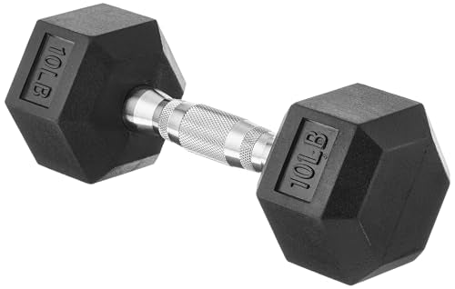 Amazon Basics Rubber Hex Dumbbell K648924