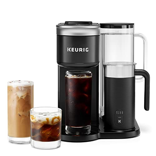 Keurig K-Cafe Single-Serve Coffee, Latte & Cappuccino Maker with Milk Frother, Dark Charcoal H6761