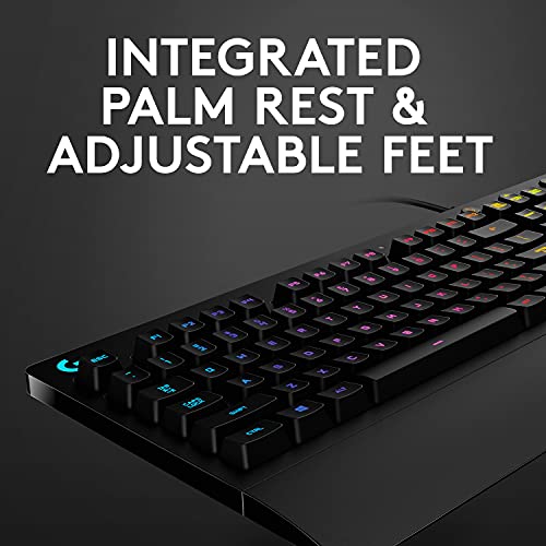 Logitech G203 Wired Gaming Mouse, 8,000 DPI, RGB, 6 Programmable Buttons, PC/Mac - Black U28629