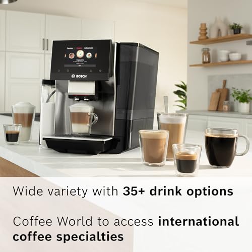 Bosch 800 Series Fully Automatic Espresso Machine, Silver D3019