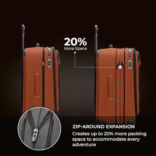 Briggs & Riley 22" Carry On Expandable Spinner - Softside Luggage, Black G487462