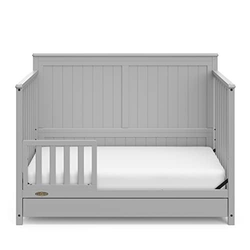 Graco Hadley 5-in-1 Convertible Crib and Changer with Drawer (Black) P7234