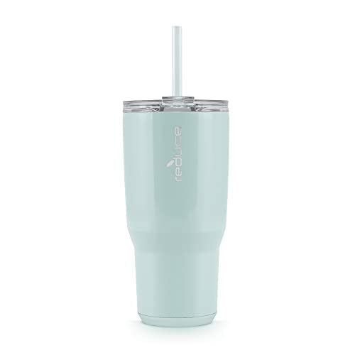 REDUCE Cold1 34 oz Tumbler with Lid and Straw, Vacuum Insulated Stainless Steel D10206