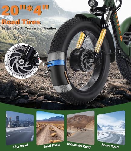 Electric Tricycle for Adults, 750W, Folding Fat Tire, 48V Removable Battery O76597