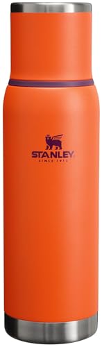 Stanley Adventure-To-Go Vacuum Bottle 25 oz Wide Mouth Insulated Stainless Steel Thermos, Blue Glow D5617