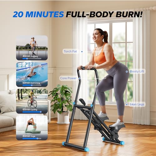 MERACH Stair Stepper for Home Gym, Vertical Climber Machine with Adjustable Handlebar P988