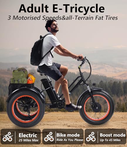 Adult Electric Tricycle 3 Wheel Bike for Adults A10327