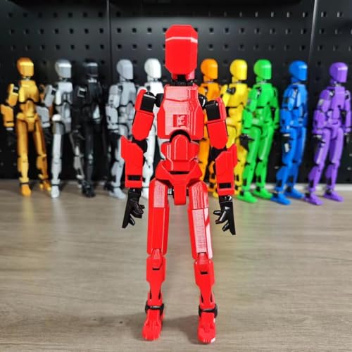 Titan 13 Action Figure, 3D Printed Robot, Desktop Decorations Game Gifts (9 pcs) Z24151