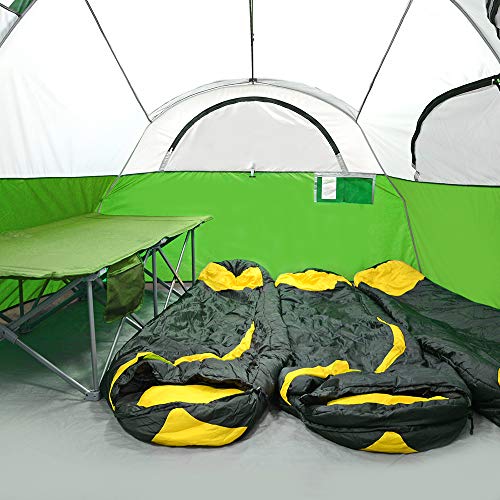CAMPROS CP Tent 8 Person Weather Resistant Family Camping Tent with Carry Bag Z5924
