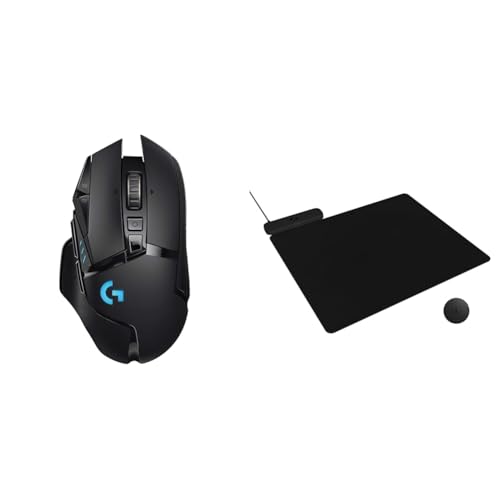 Logitech G502 Lightspeed Wireless Gaming Mouse with Hero 25K Sensor, Black B3236
