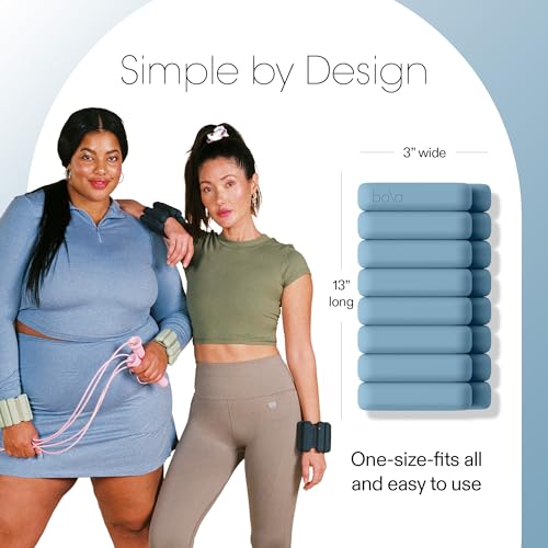 Bala Bangles Wrist & Ankle Weights Adjustable Silicone Set for Women Men Y10032