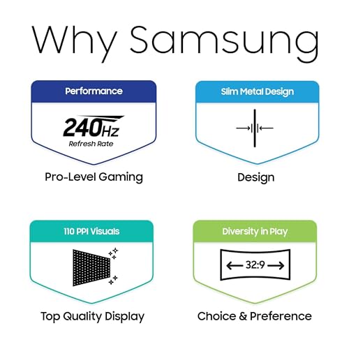 Samsung 49" Odyssey OLED G93SC Curved Gaming Monitor, 240Hz, QD-OLED U4685