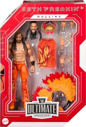 Mattel WWE Ultimate Edition Seth Rollins Action Figure Collectible Set U127057