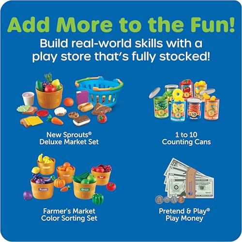 Learning Resources Pretend & Play Calculator Cash Register Toy for Kids H91438