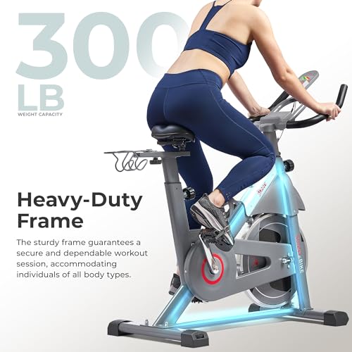Sunny Health & Fitness Indoor Cycling Bike with Adjustable Seat & Multi-Grip Handlebar A879