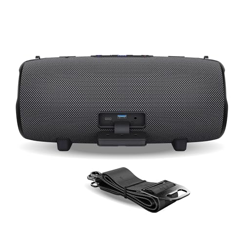 TREBLAB Ultra Loud Wireless Speaker 60W Stereo Sound with Deep Bass, 20H Playtime, Waterproof R962505