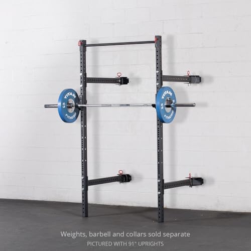 Titan Fitness T-3 Series 82" Wall Mounted Folding Power Rack Q348