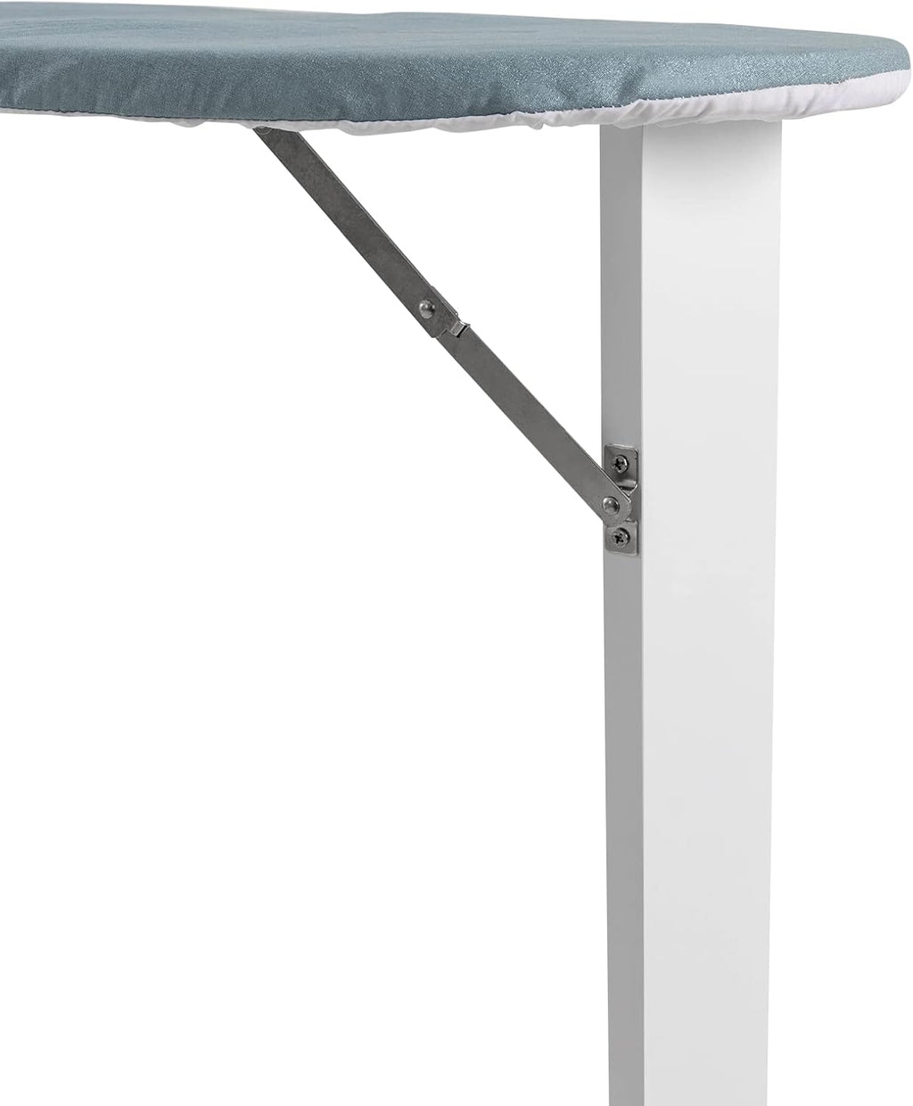 Wall-Mounted Ironing Board Cabinet with Mirror, White B1815