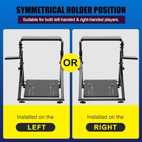 GTPLAYER Sim Racing Wheel Stand for Logitech G25 G27 G29 G920 G923 Thrustmaster T330TS A5733