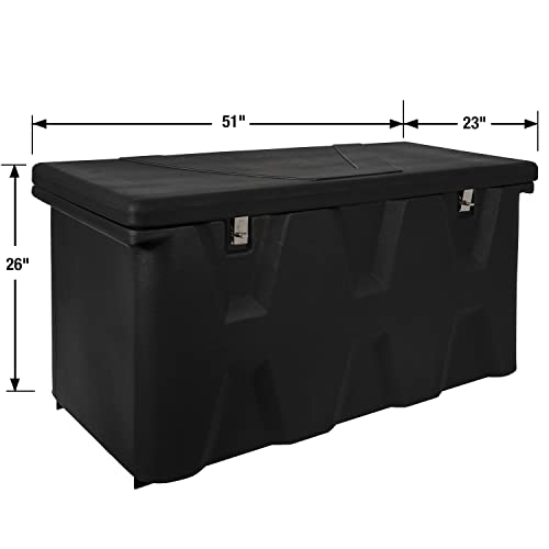 Buyers Products 1707020 Large Poly Hitch Mounted Cargo Carrier Utility Storage Box, Black D635736