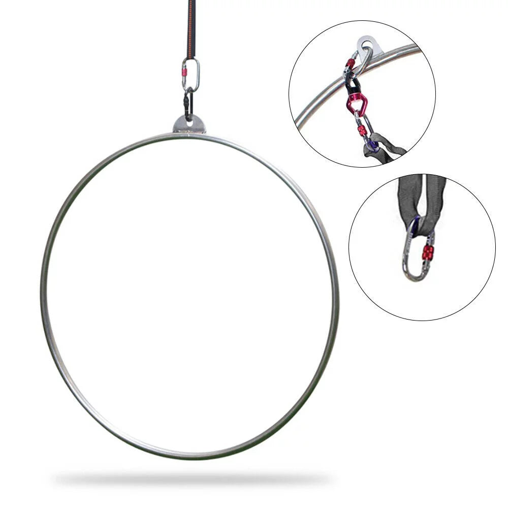 Miumaeov 33.5" Yoga Ring Aerial Lyra Hoop Gymnastic Equipment V42127