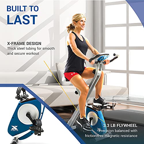XTERRA Fitness Folding Exercise Bike, 225 LB Capacity Y9844
