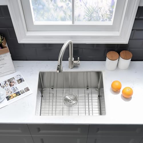 VASOYO Stainless Steel Undermount Laundry Sink 23x18x13 H4912
