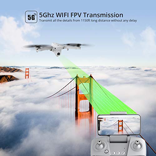Holy Stone HS440 Foldable FPV Drone with 1080P WiFi Camera for Adults and Kids C715