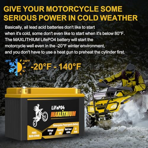 YTX20L-BS 12V 12Ah 720A Lithium Powersports Battery with Smart BMS V613