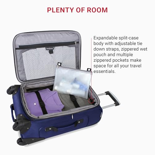 SwissGear Sion Softside Expandable Luggage, Black, 29-Inch C81483