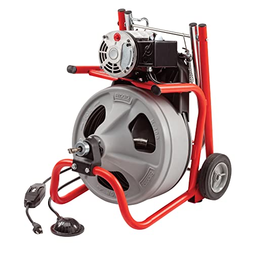RIDGID K-400 Drain Cleaning Drum Machine Kit with 1/2" x 75' Cable I39446